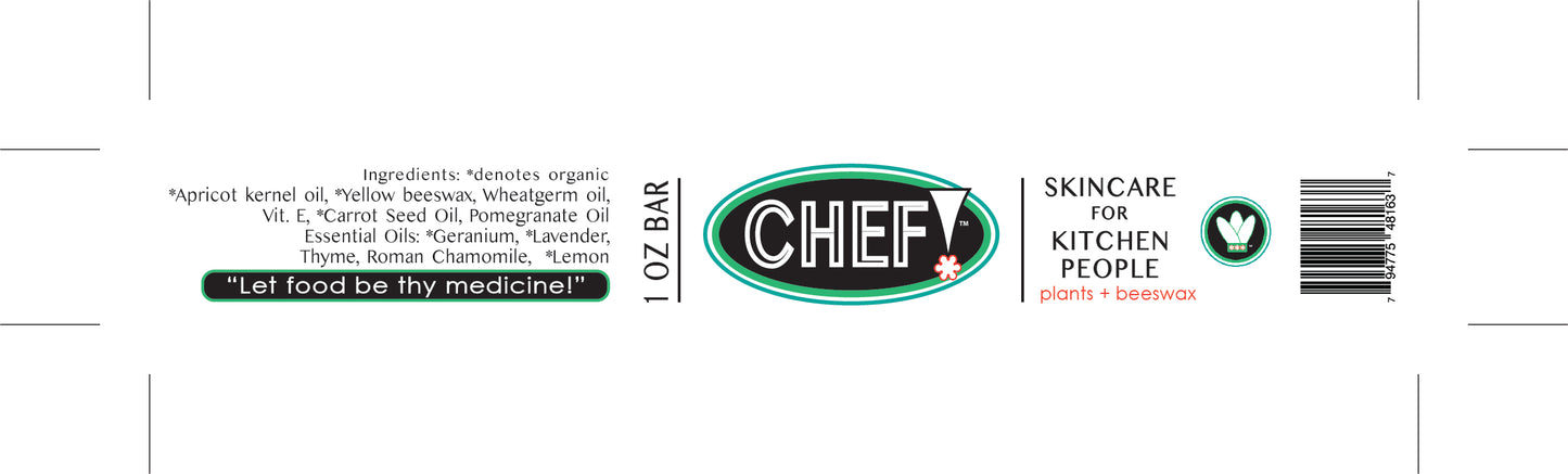 CHEF!™ Intensive Skincare for Kitchen People